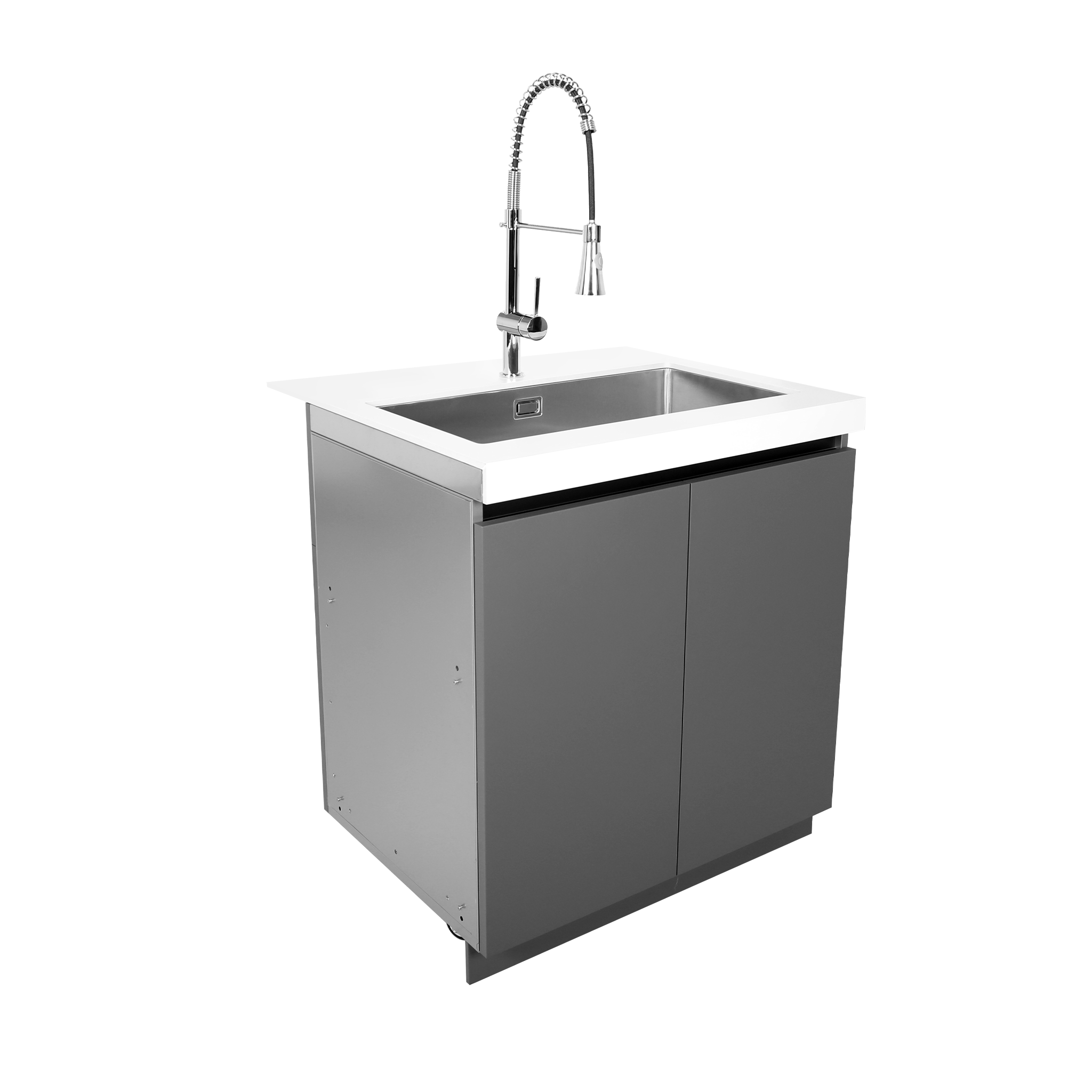 Whistler Sink Cabinet  - White & Grey