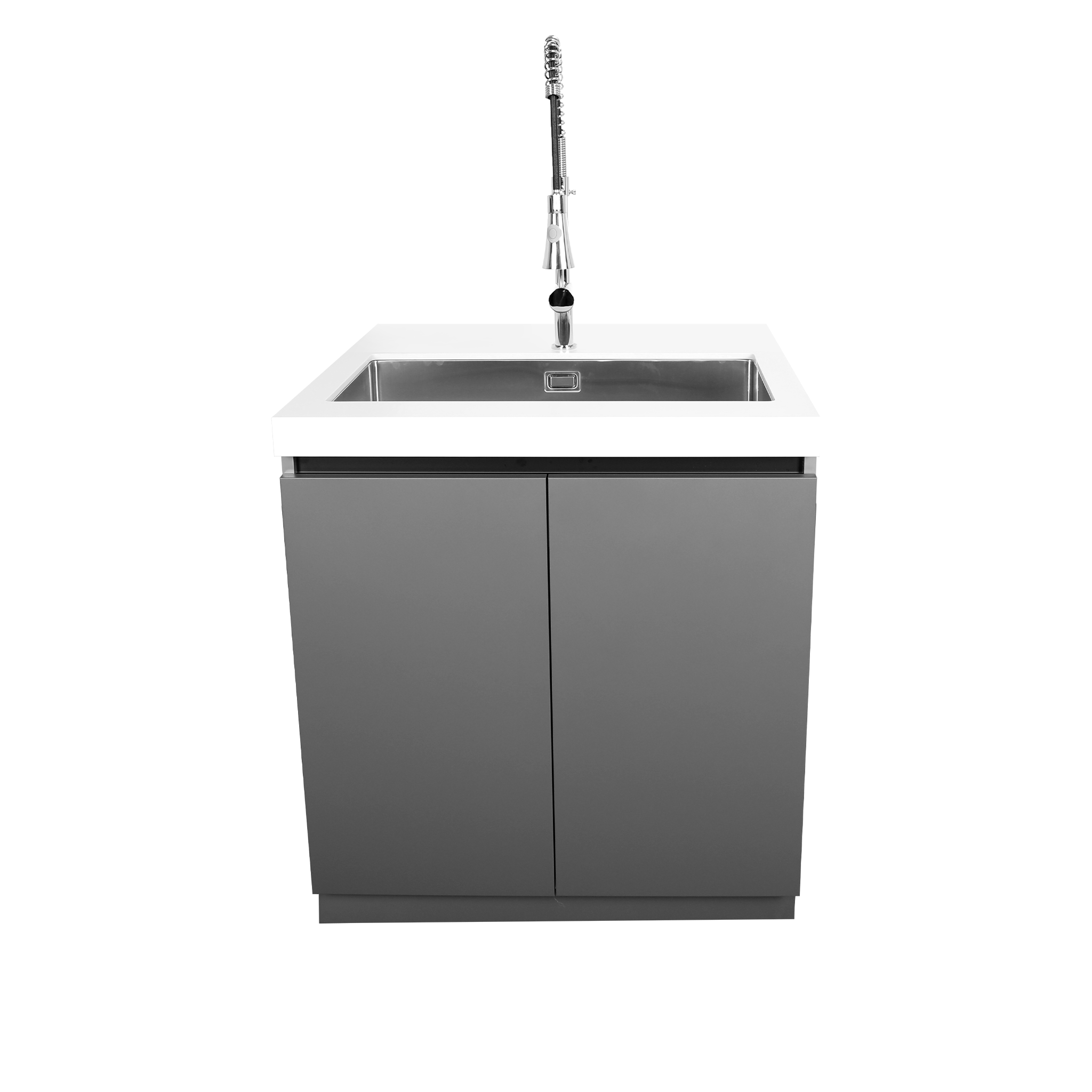 Whistler Sink Cabinet  - White & Grey