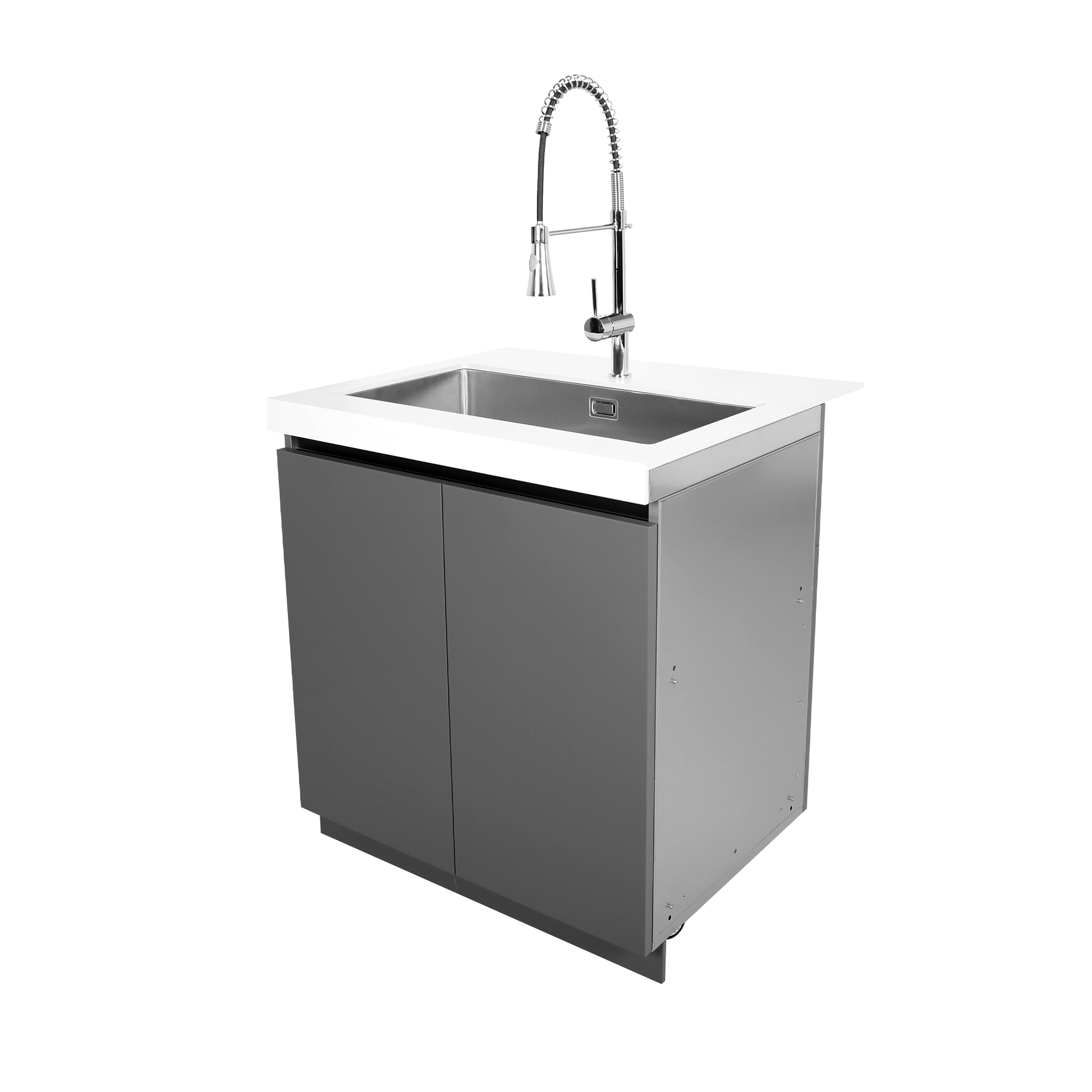 Whistler Sink Cabinet  - White & Grey