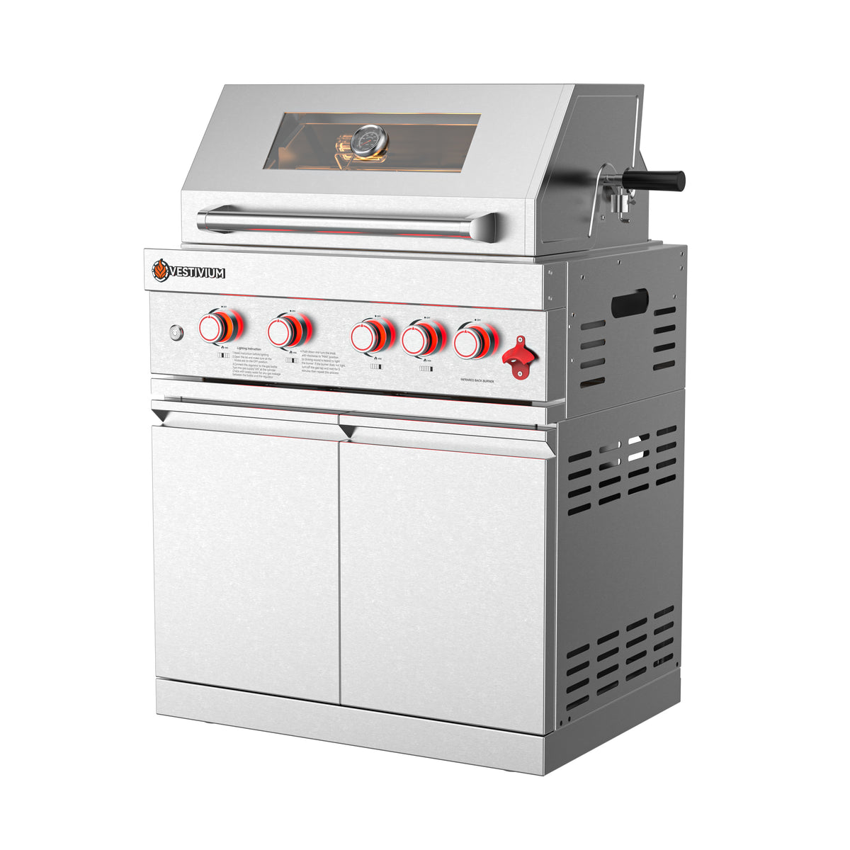 63700 BTU Outdoor Kitchen Grill Island