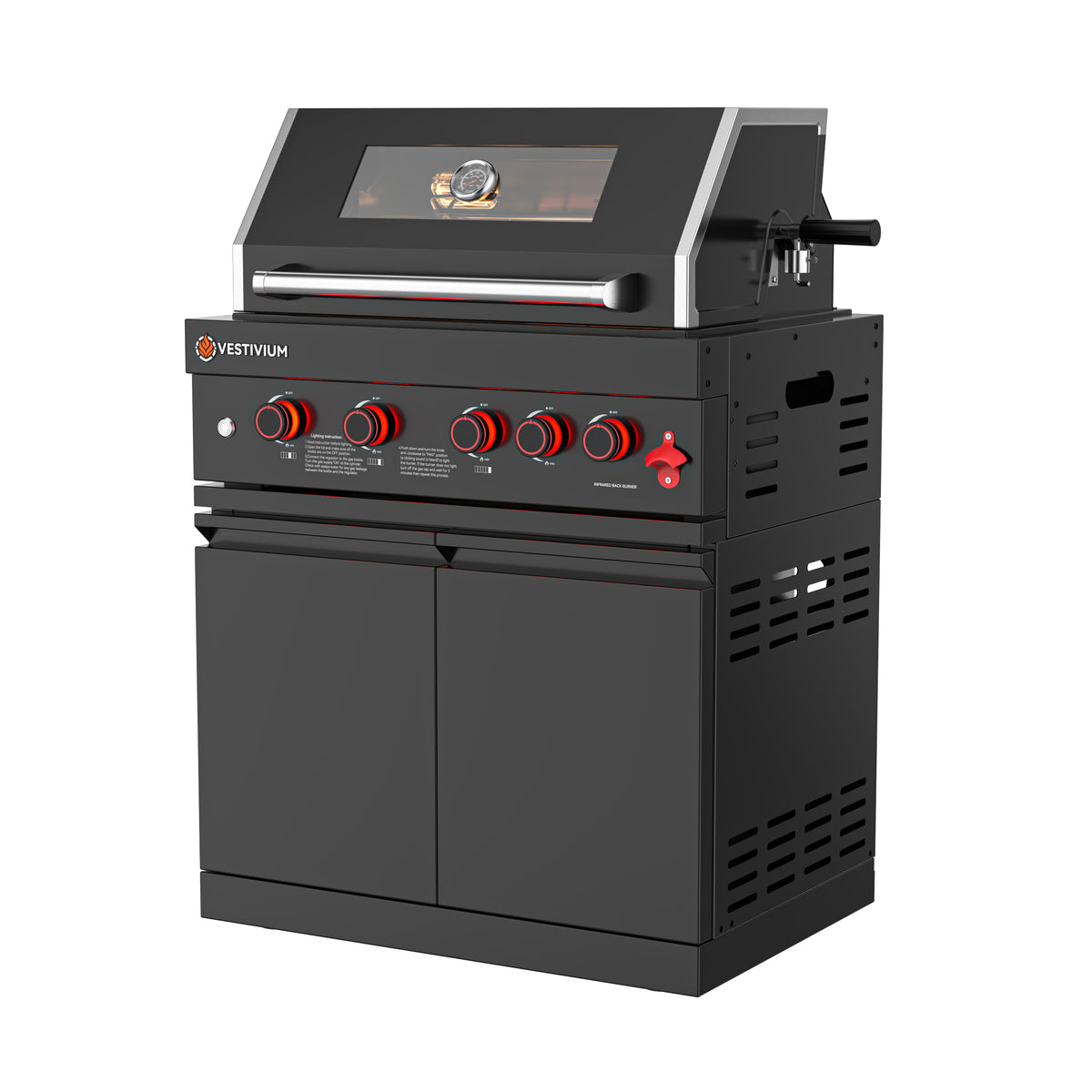 63700 BTU Outdoor Kitchen Grill Island