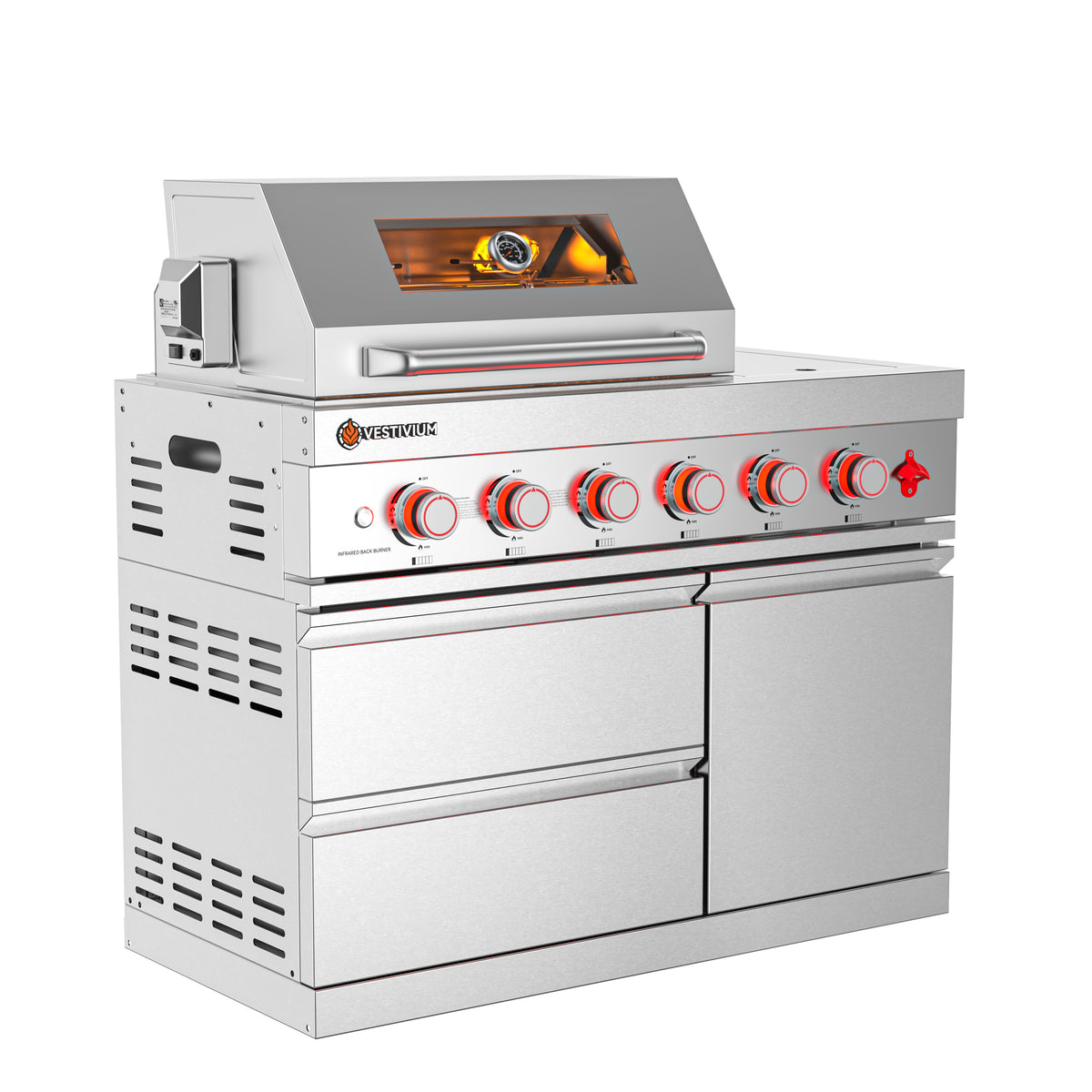 75300 BTU Outdoor Kitchen Grill Island