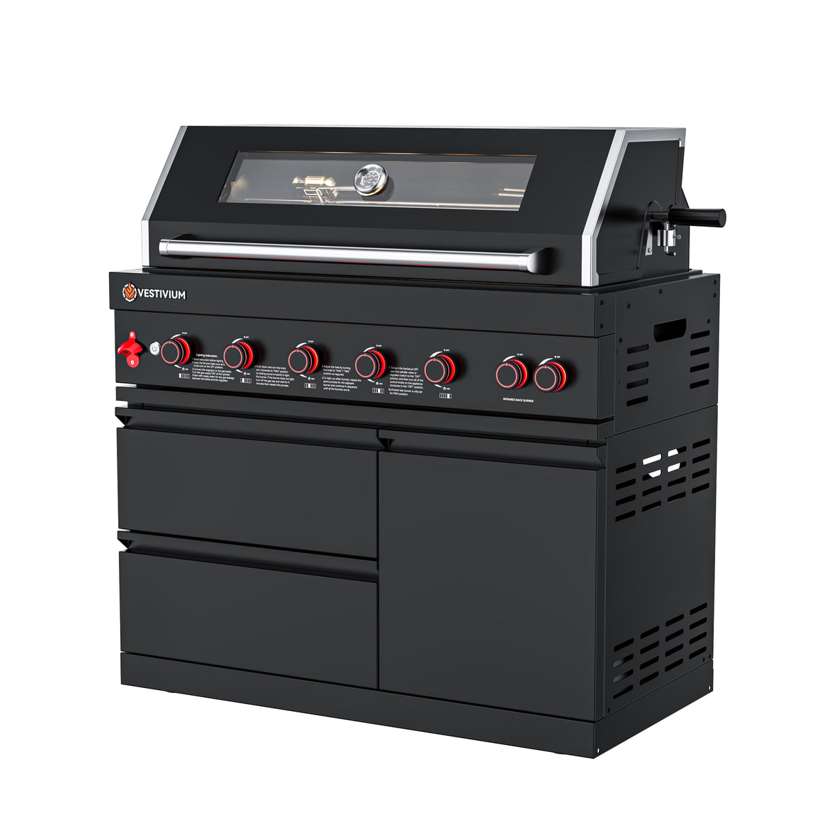 87900 BTU Outdoor Kitchen Grill Island