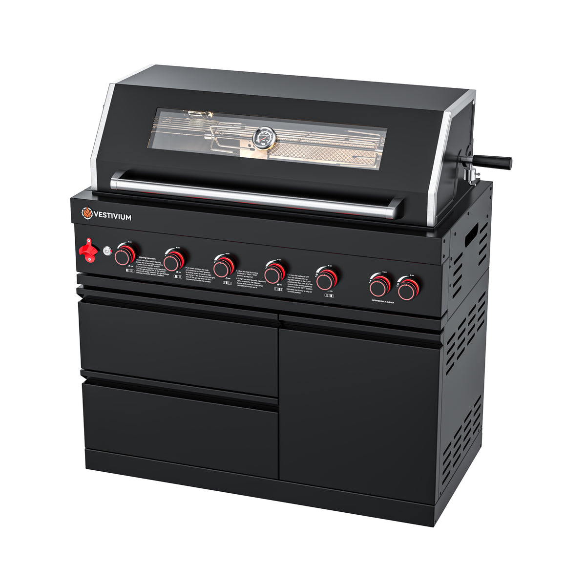 87900 BTU Outdoor Kitchen Grill Island