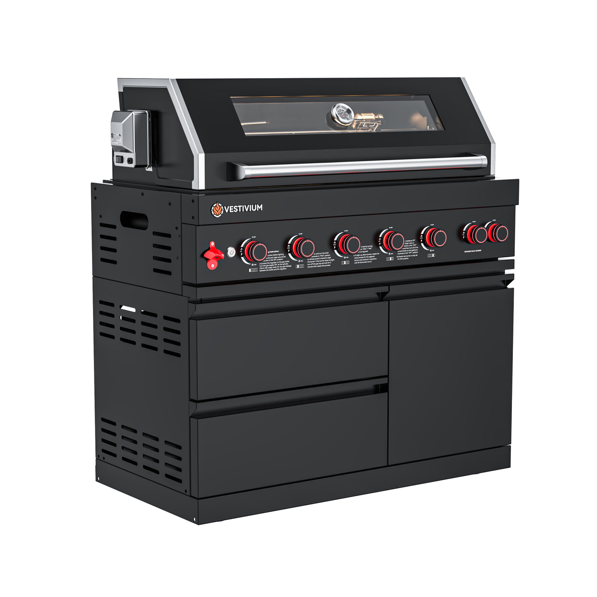 87900 BTU Outdoor Kitchen Grill Island