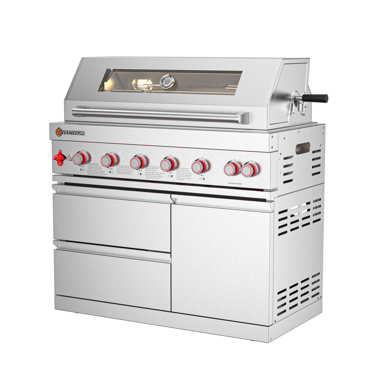 87900 BTU Outdoor Kitchen Grill Island