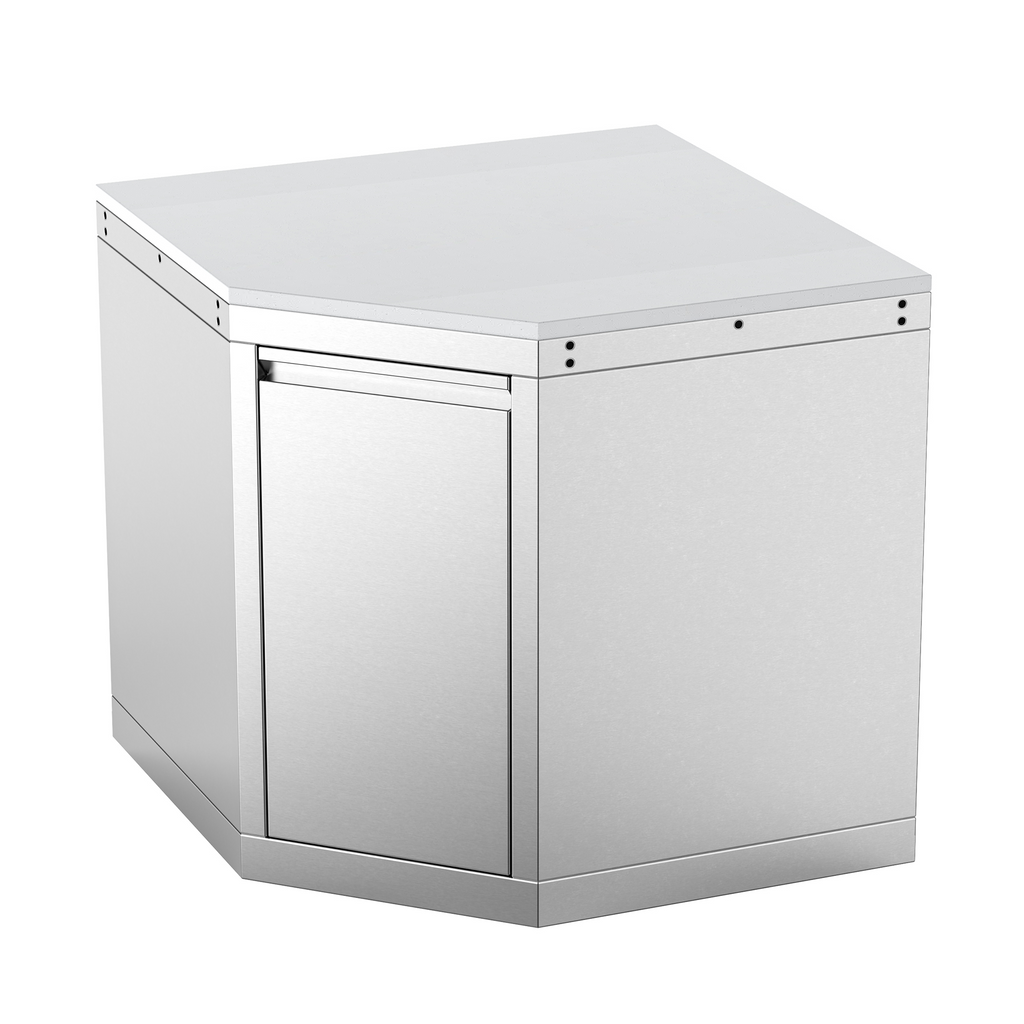 VESTIVIUM Wide Angle Corner Cabinet for Sera Series Outdoor Kitchen