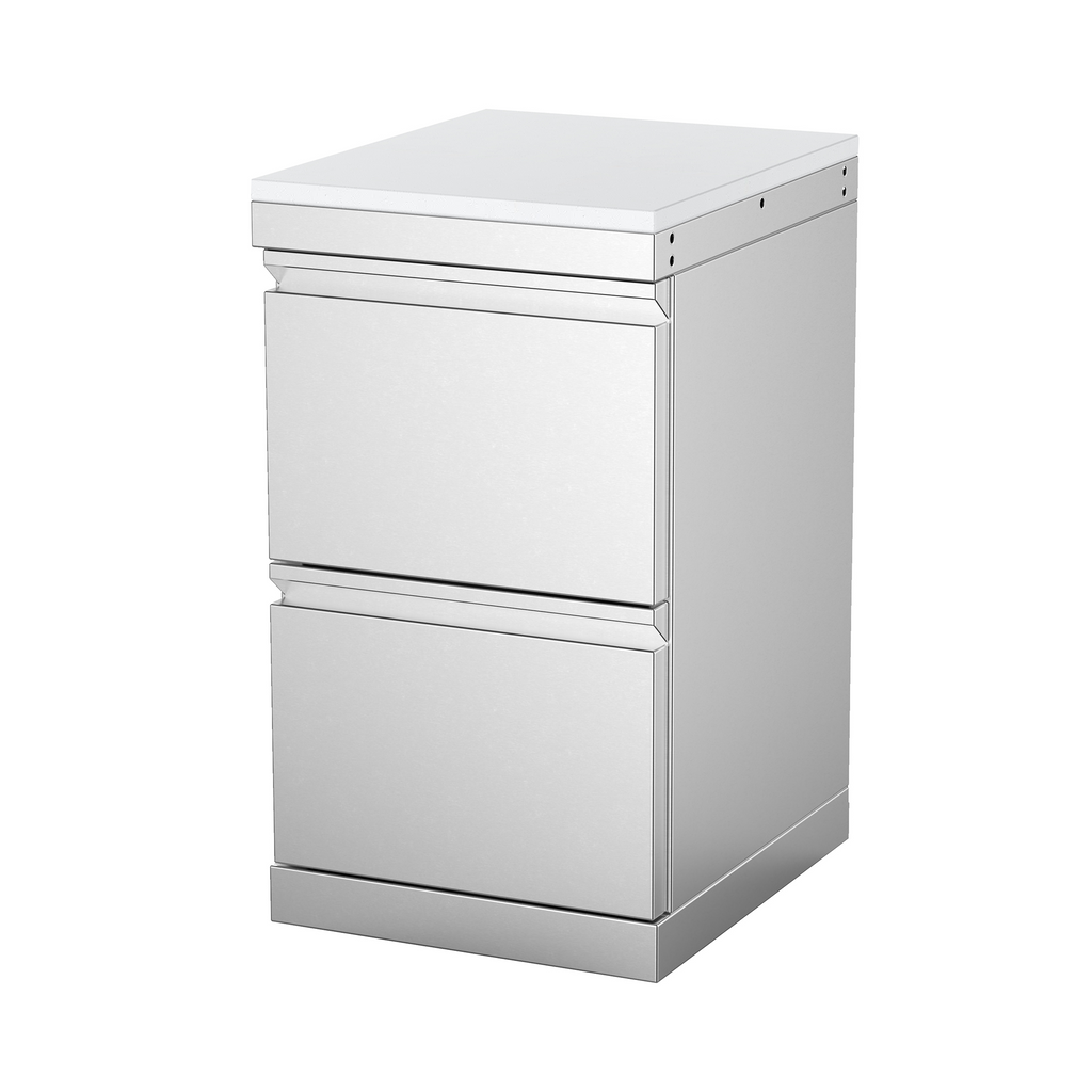 VESTIVIUM Stainless Steel 2-Drawer Outdoor Kitchen Cabinet