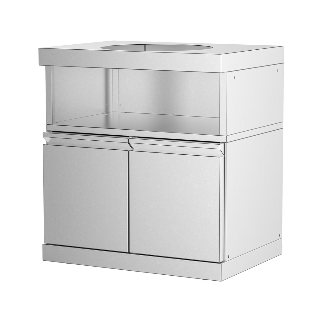 VESTIVIUM Ceramic Grill Cabinet for Outdoor Kitchen, Dedicated Egg Style Cooker Station