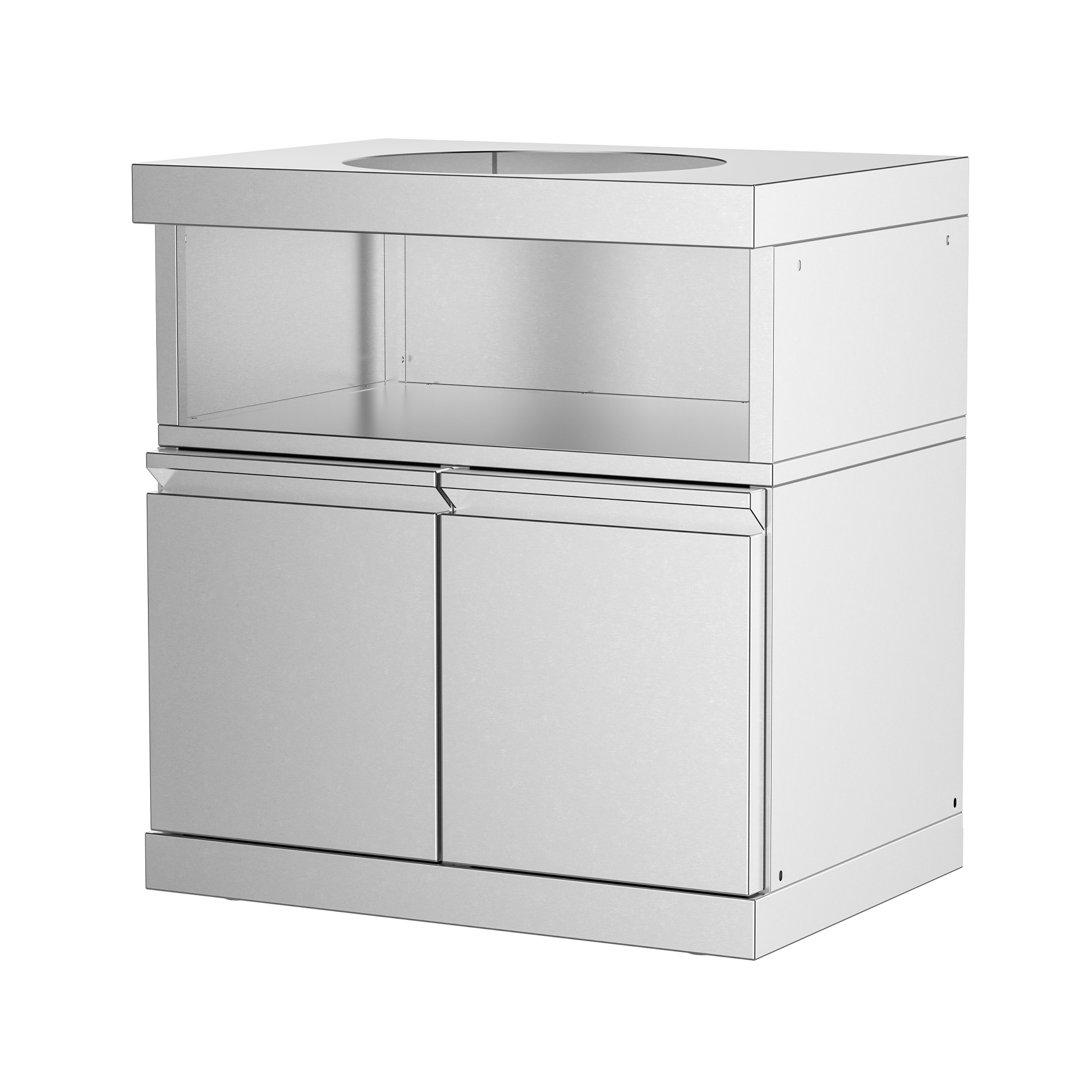 VESTIVIUM Ceramic Grill Cabinet for Outdoor Kitchen, Dedicated Egg Style Cooker Station