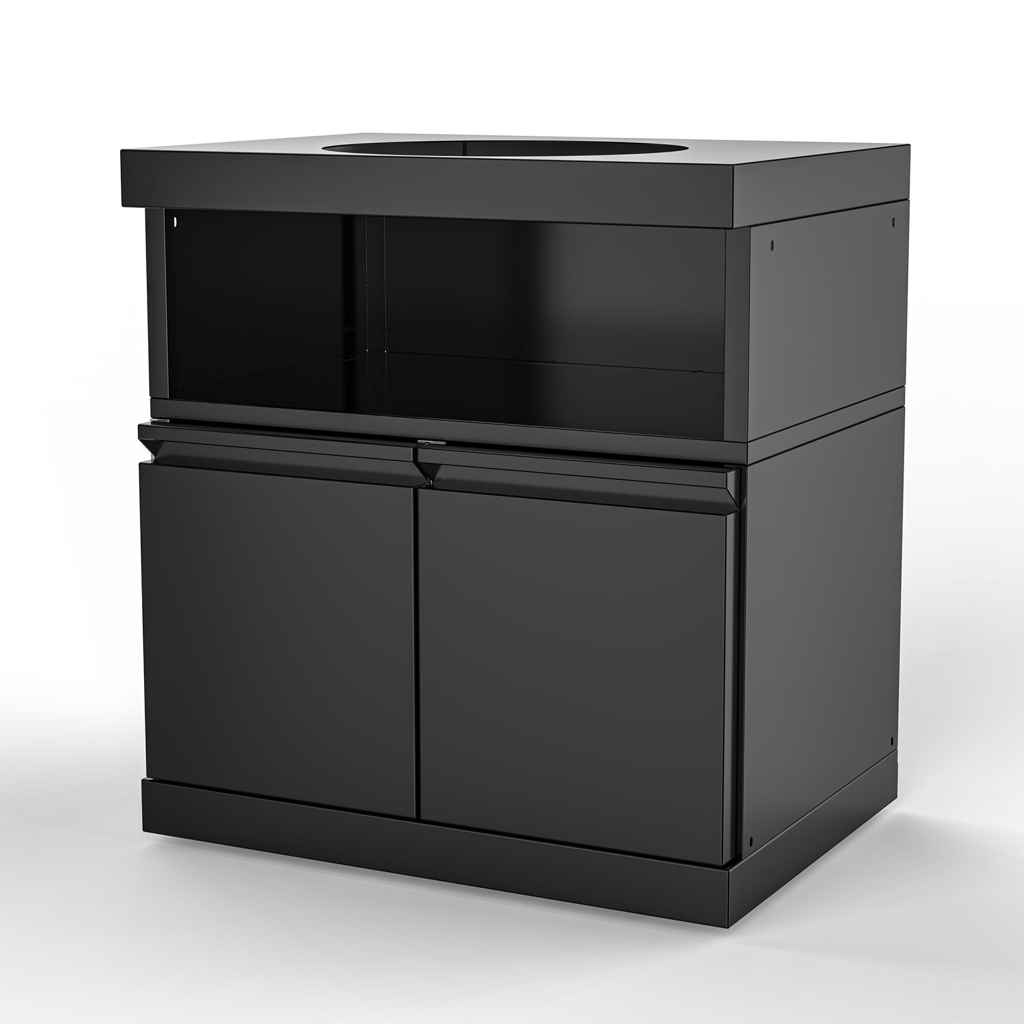 VESTIVIUM Ceramic Grill Cabinet for Outdoor Kitchen, Dedicated Egg Style Cooker Station