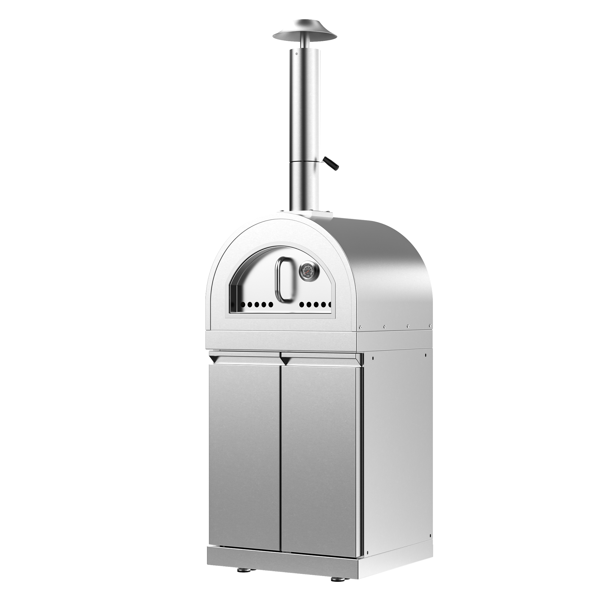VESTIVIUM Outdoor Pizza Oven Cabinet with Double Door Storage