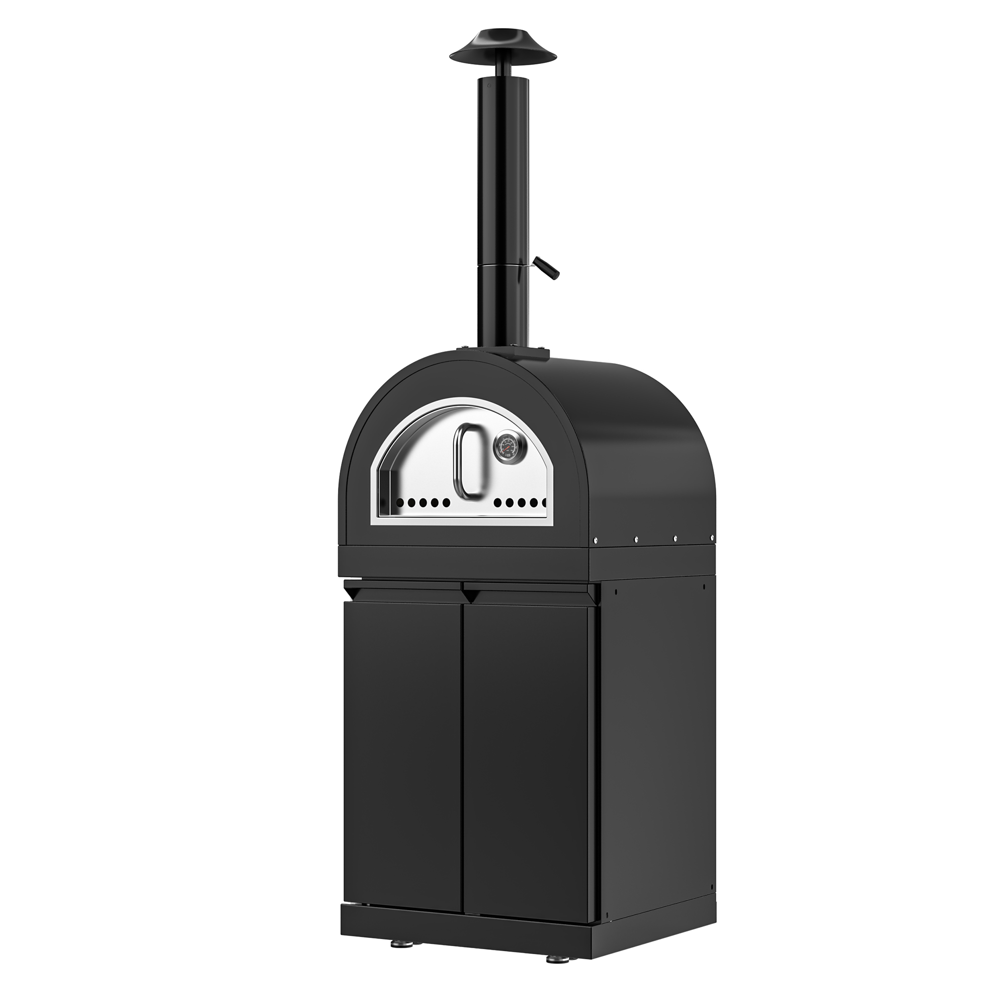 VESTIVIUM Outdoor Pizza Oven Cabinet with Double Door Storage