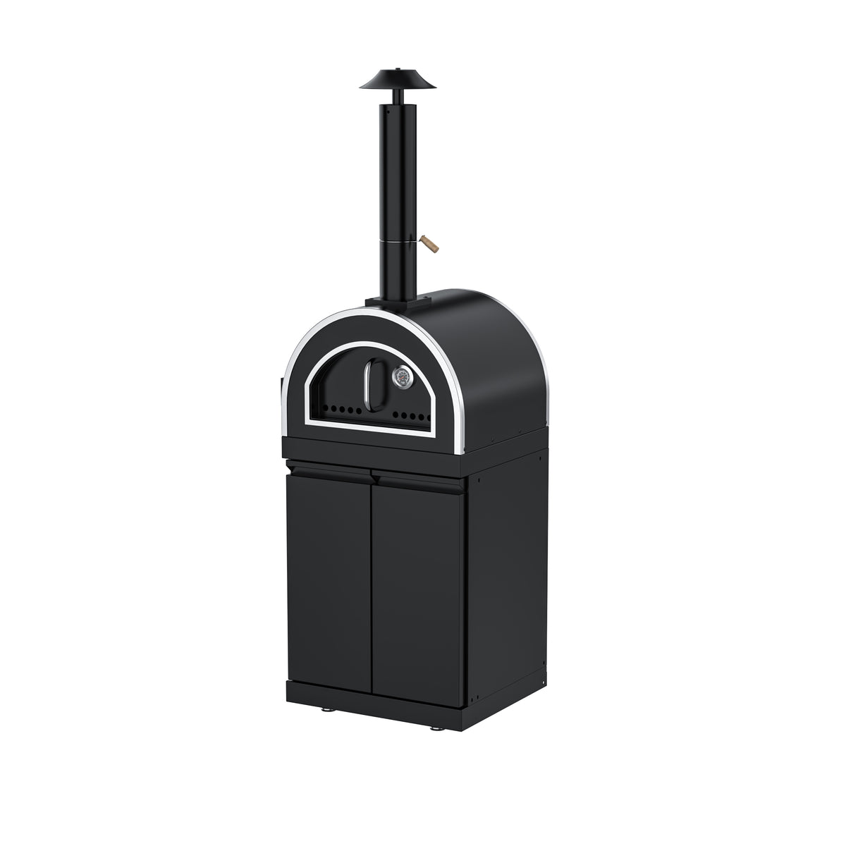 Pizza Oven Cabinet with Double-Door Storage Module