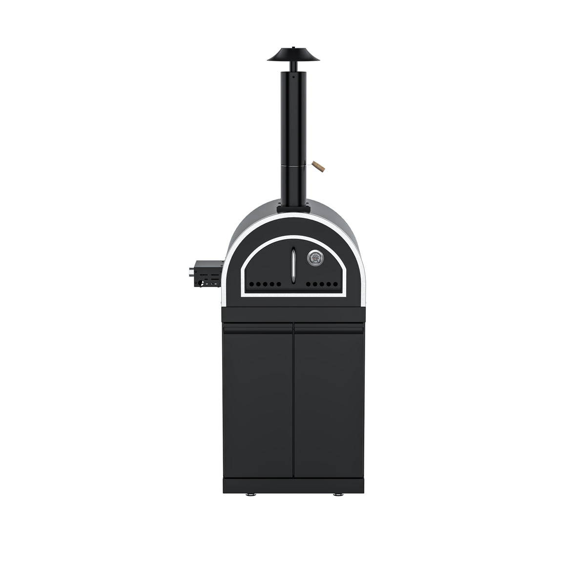 Pizza Oven Cabinet with Double-Door Storage Module