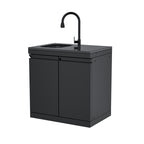 Double-Door Storage Cabinet with Sink Module