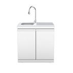 Double-Door Storage Cabinet with Sink Module