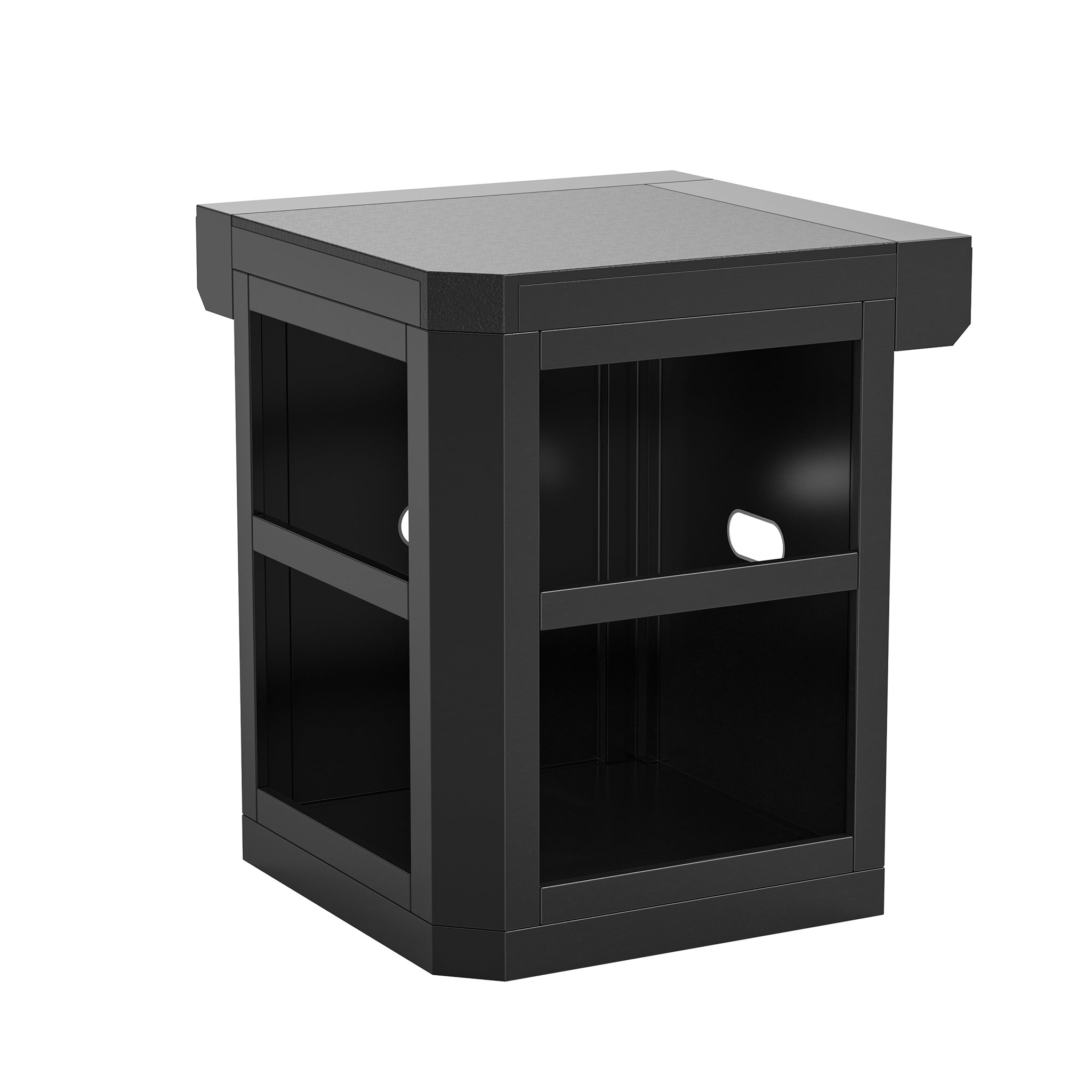 Vestivium Aurelia Series Outdoor Kitchen Island with Built - in Grill, Sink Black