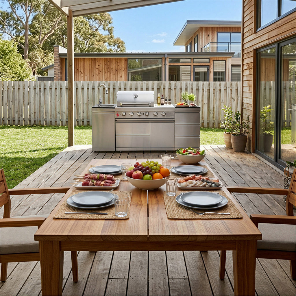 SERA-B Series Outdoor Modular Kitchen – All-in-One Backyard Cooking System