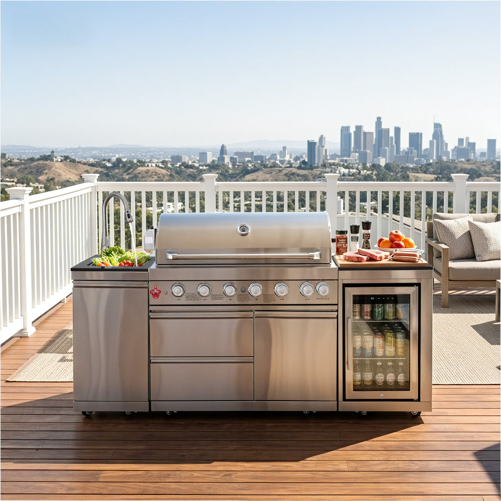 SERA-B Series Outdoor Modular Kitchen – All-in-One Backyard Cooking System