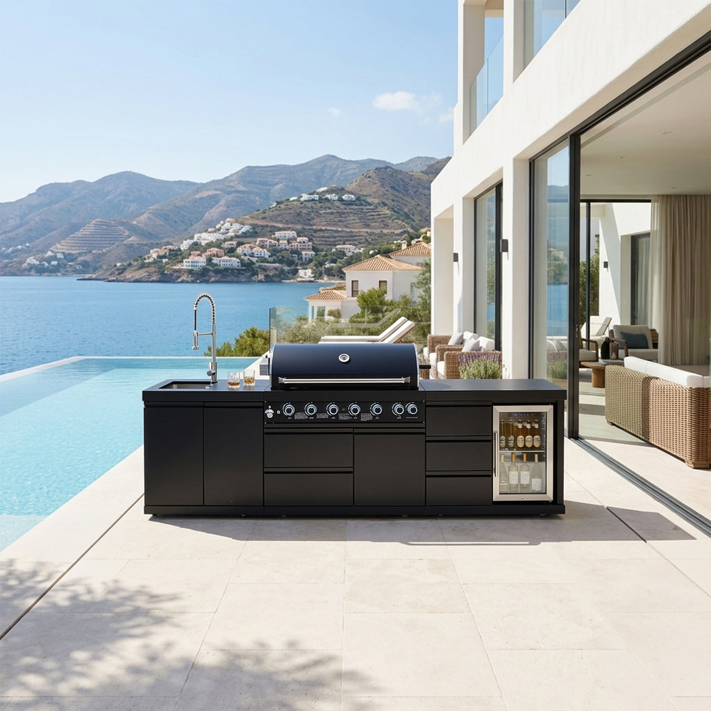 SERA-B Series Outdoor Modular Kitchen – All-in-One Backyard Cooking System