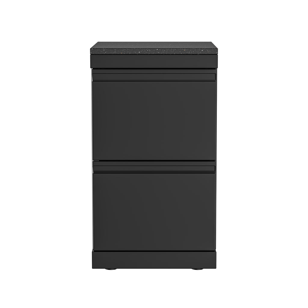 Stainless Steel Double Drawer Dabinet