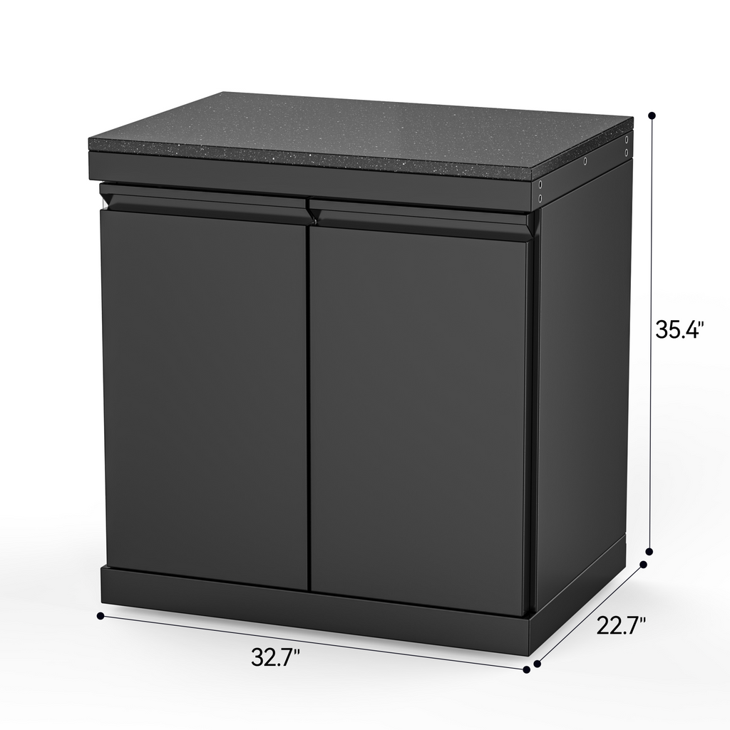 Double-Door Storage Cabinet Module