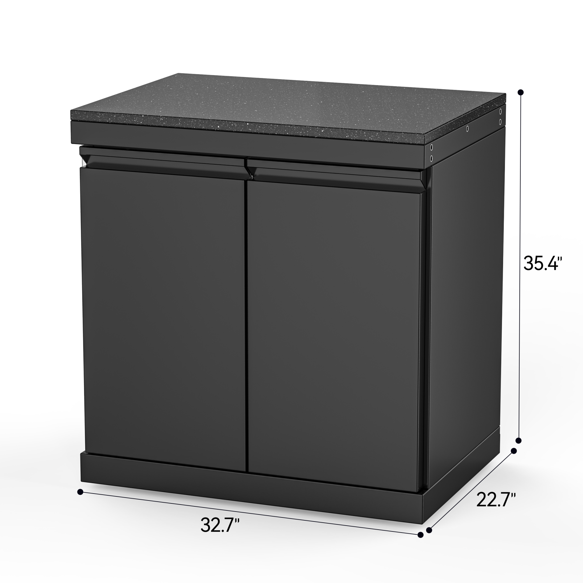 Stainless Steel Storage Cabinet - Double Door
