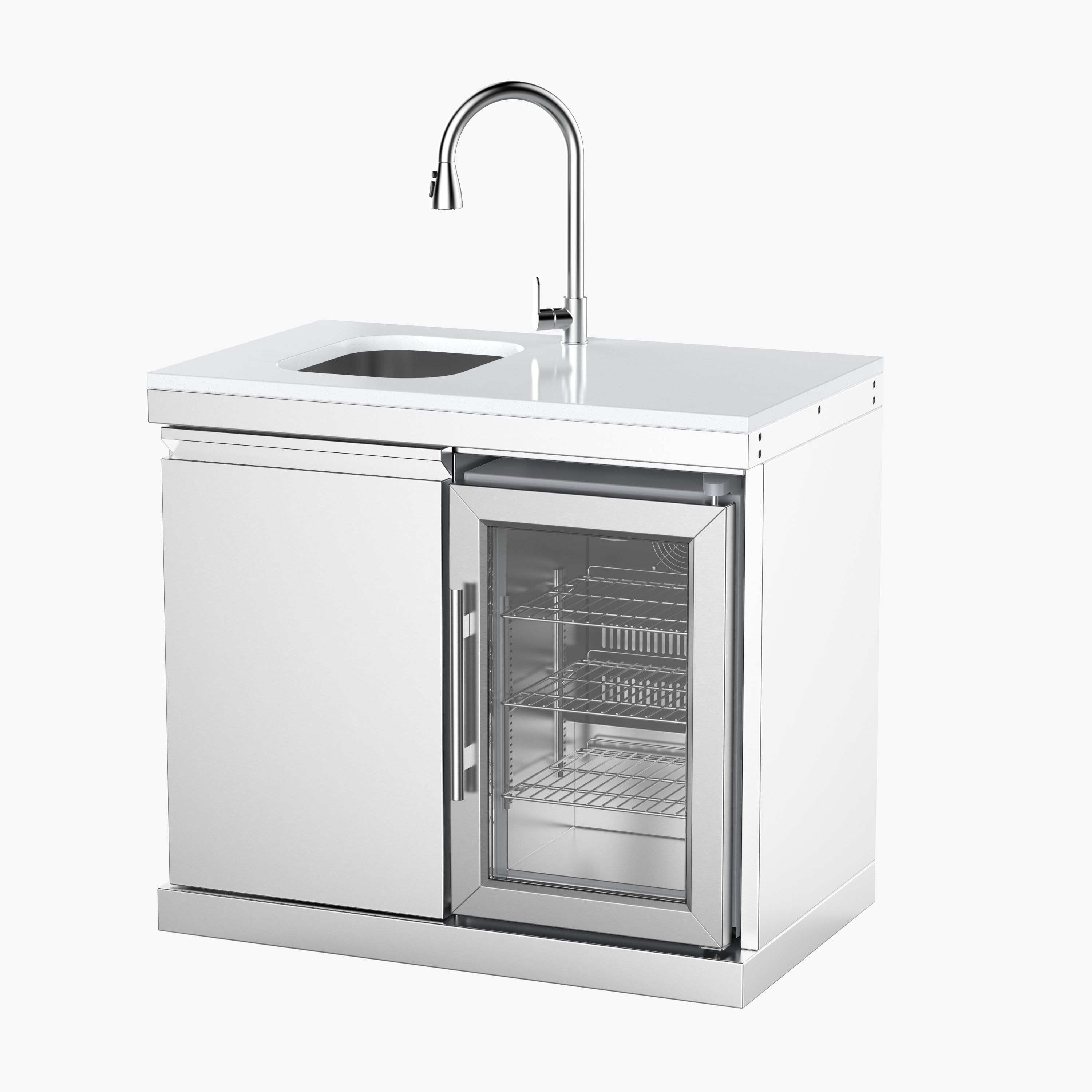 Sink and Fridge Combo