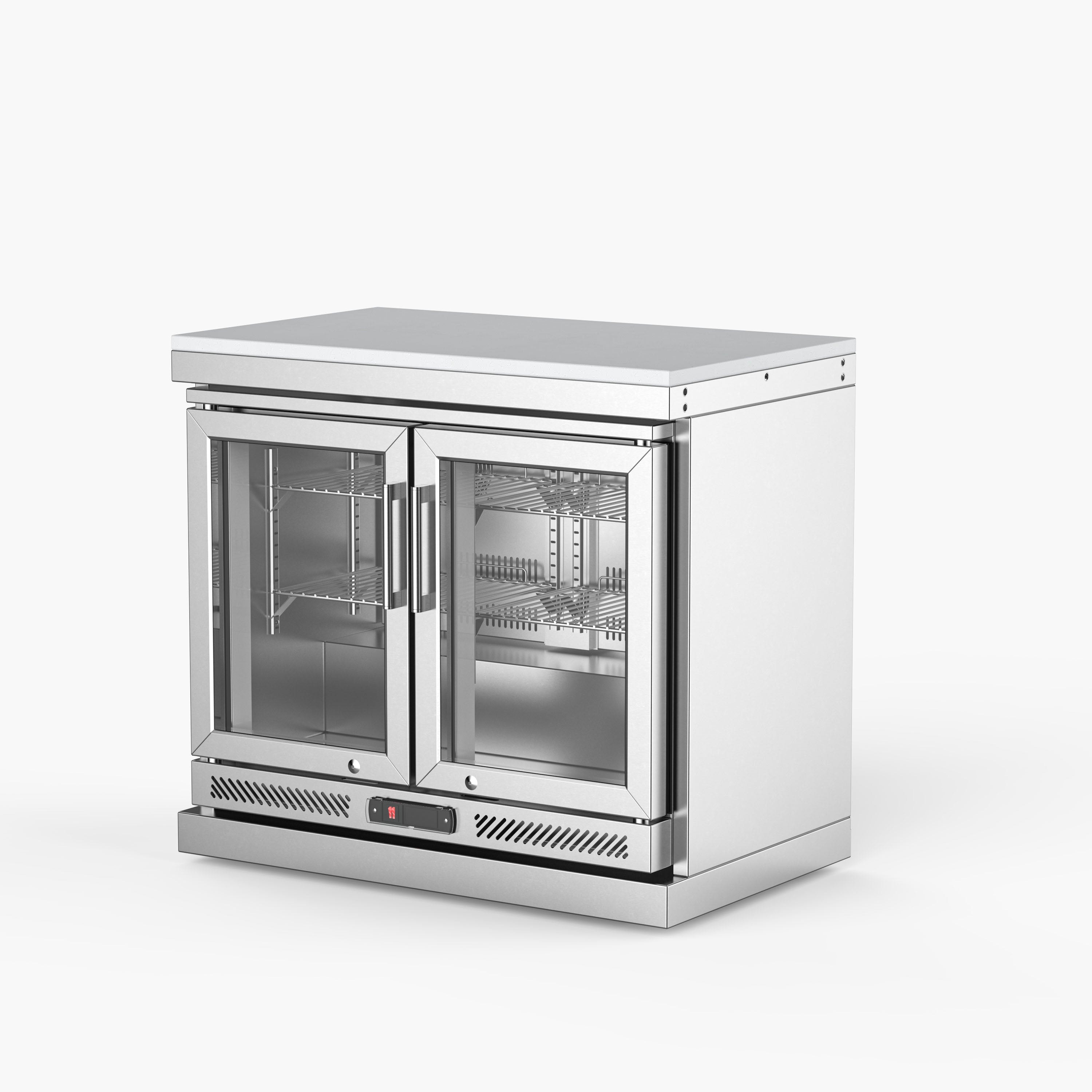 115L Double Door Refrigerator