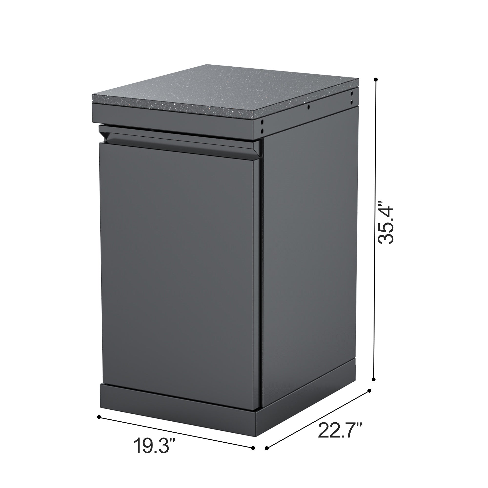 Stainless Steel Storage Cabinet - Single Door