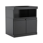 Double-Door Storage Cabinet with Kamado Grill Station Module