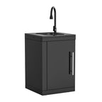 Single-Door Storage Cabinet with Sink Module