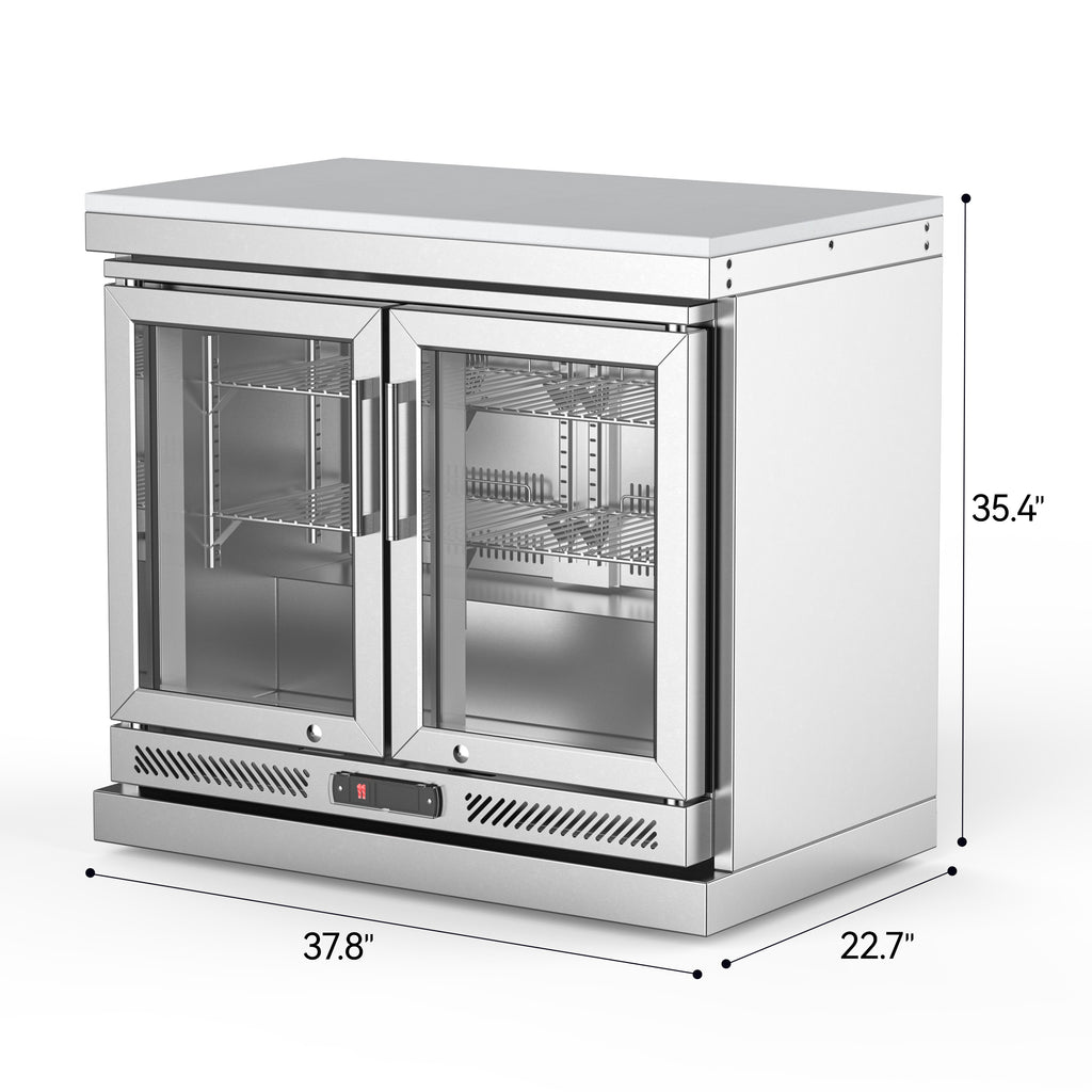 115L Double Door Refrigerator