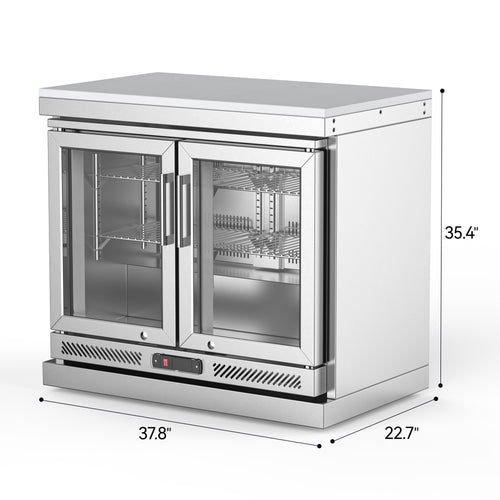 115L Double Door Refrigerator