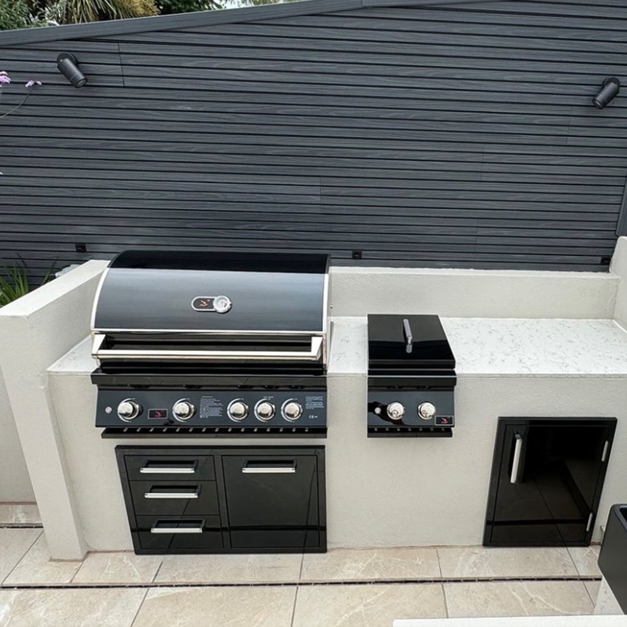 Whistler Built In 4-Burners Grill BLACK SERIES