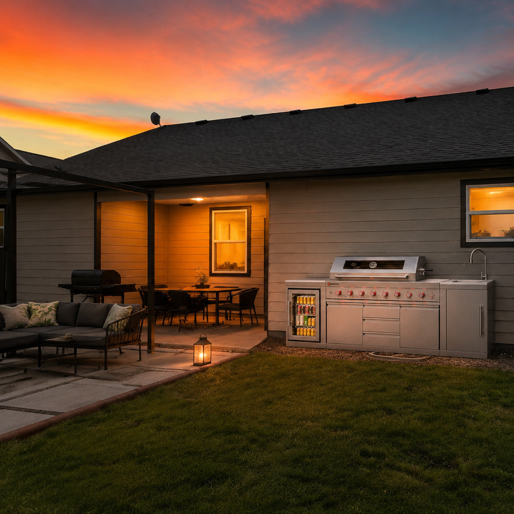 SERA-C Series Outdoor Modular Kitchen – All-in-One Backyard Cooking System